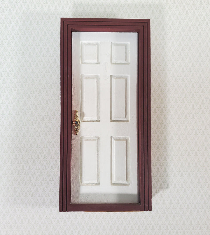 Dollhouse Doorknobs Handles Fancy Gold 1 Set 1:12 Scale Miniatures