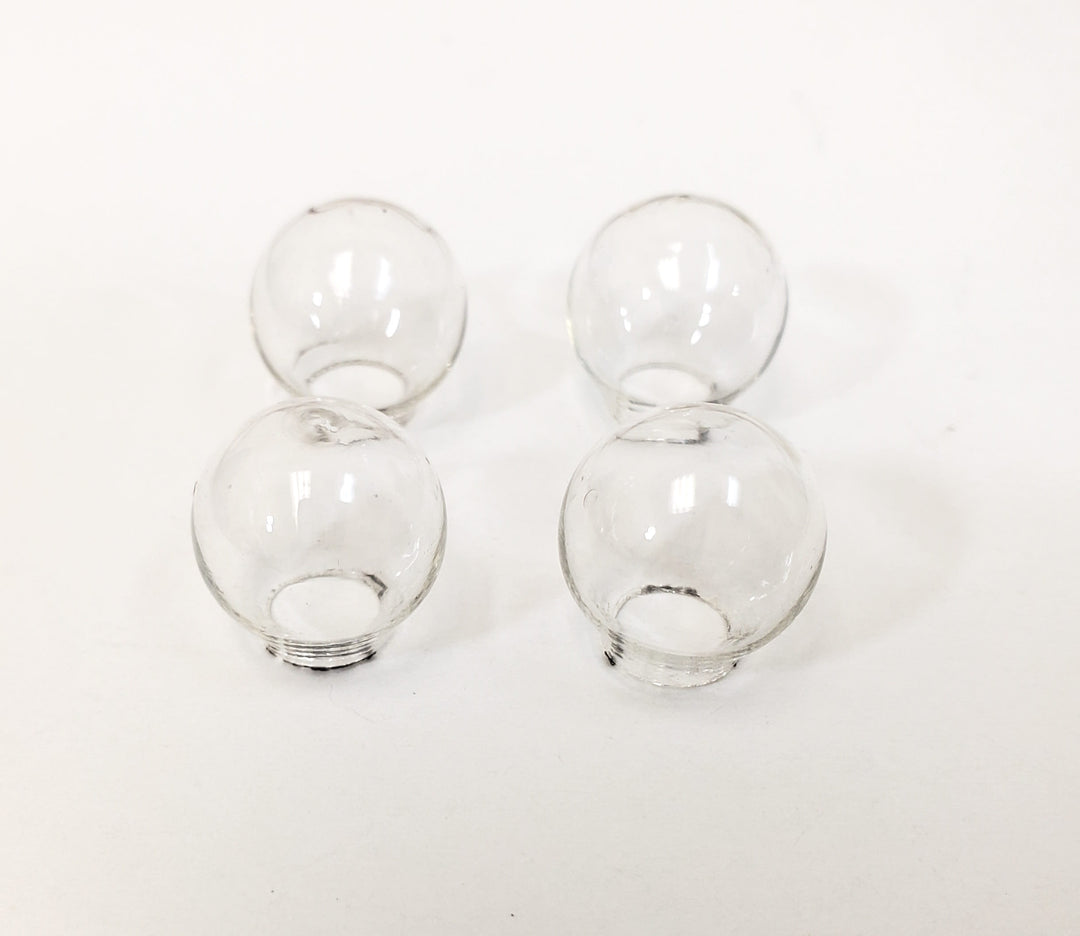 Dollhouse Glass Globe Shade Clear 1:12 Scale Miniature DIY Lamps Handley House MH693