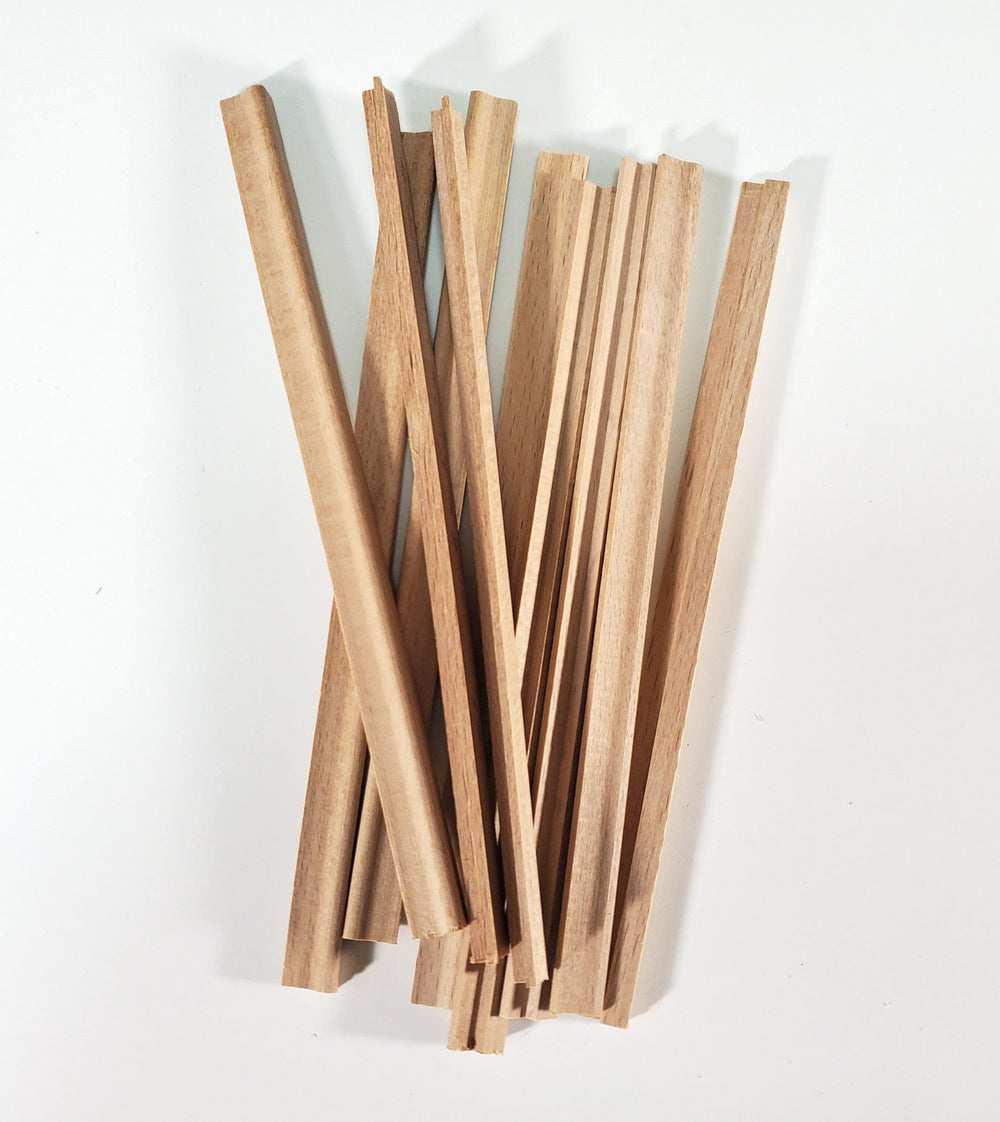 Dollhouse 6" Scrap Trim Chair Rail Molding for Wainscoting Paneling 10 Pieces 1:12 70240