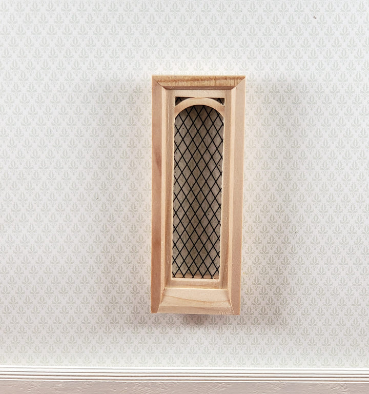 Dollhouse Small Narrow Window 1:12 Scale Wood with Interior Trim and Acrylic