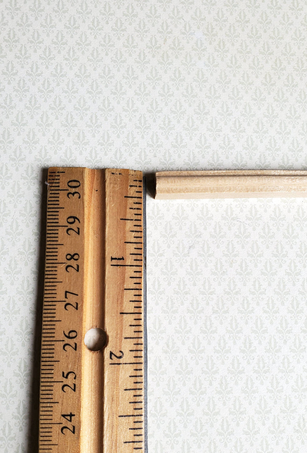 Dollhouse Handrail Banister for Stairs 1/4" w x 18" long 1:12 Scale HW7020