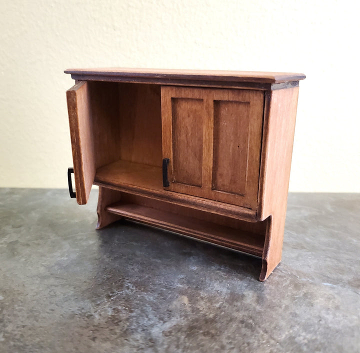 Dollhouse Cupboard KIT DIY Hanging 2 Door Kitchen Cabinet 1:12 Scale Miniature