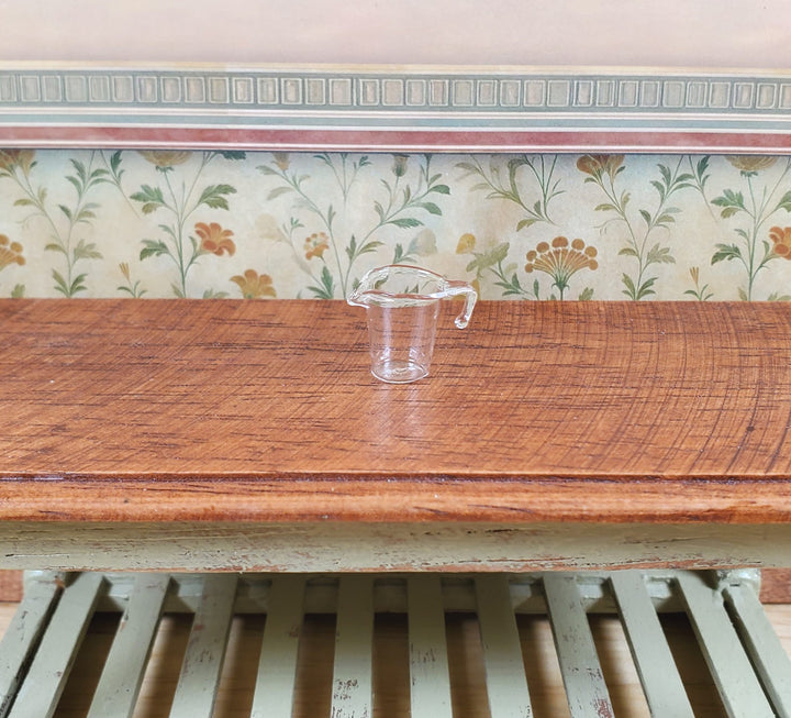 Dollhouse Clear Glass Measuring Cup 1:12 Scale Miniature