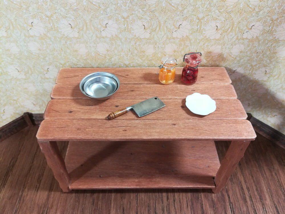 Dollhouse Miniature Butcher Knife Cleaver Sir Thomas Thumb 1:12 Scale