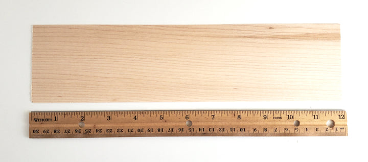 Maple Wood Sheet Plank Thin 1/32" x 3" x 12" long Veneer Sanded Woodworking