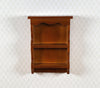 Dollhouse Hanging Shelf 1:12 Scale Miniature Walnut Finish Kitchen or Bathroom