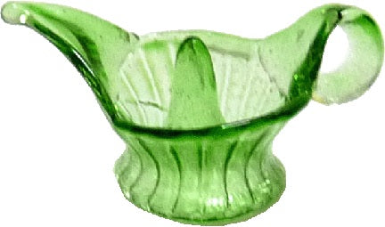 Dollhouse Green Glass Juice Squeezer 1:12 Scale Miniature Kitchen Food