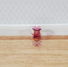 Dollhouse Pedestal Pitcher with Handle Cranberry Glass 1:12 Scale by Philip Grenyer Hand Blown