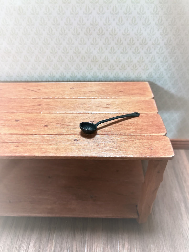 Dollhouse Miniature Ladle Spoon Long Handled Primitive Style 1:12 Scale