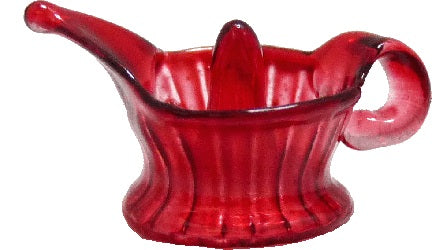 Dollhouse Red Glass Juice Squeezer 1:12 Scale Miniature Kitchen Food Drinks
