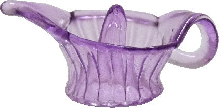 Dollhouse Purple Glass Juice Squeezer 1:12 Scale Miniature Kitchen Food