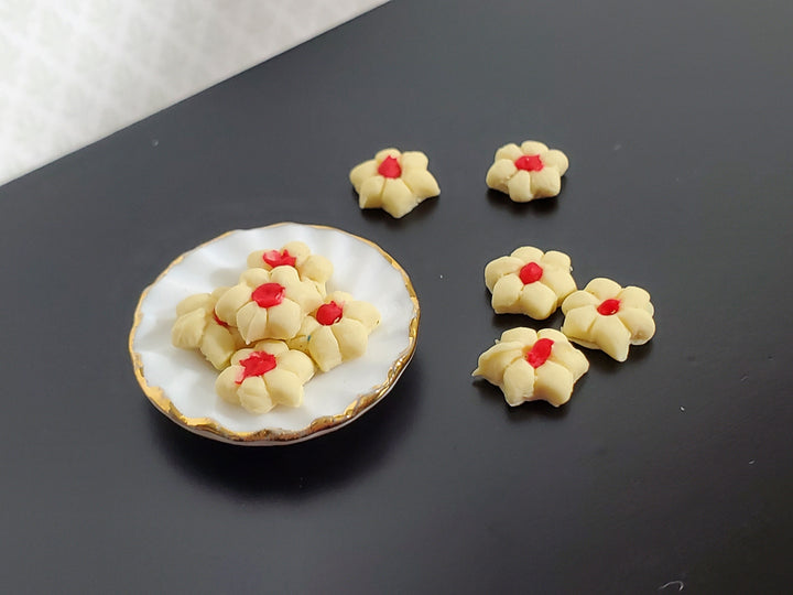 Dollhouse Star Cookies Set of 10 1:12 Scale Miniatures Food Groceries