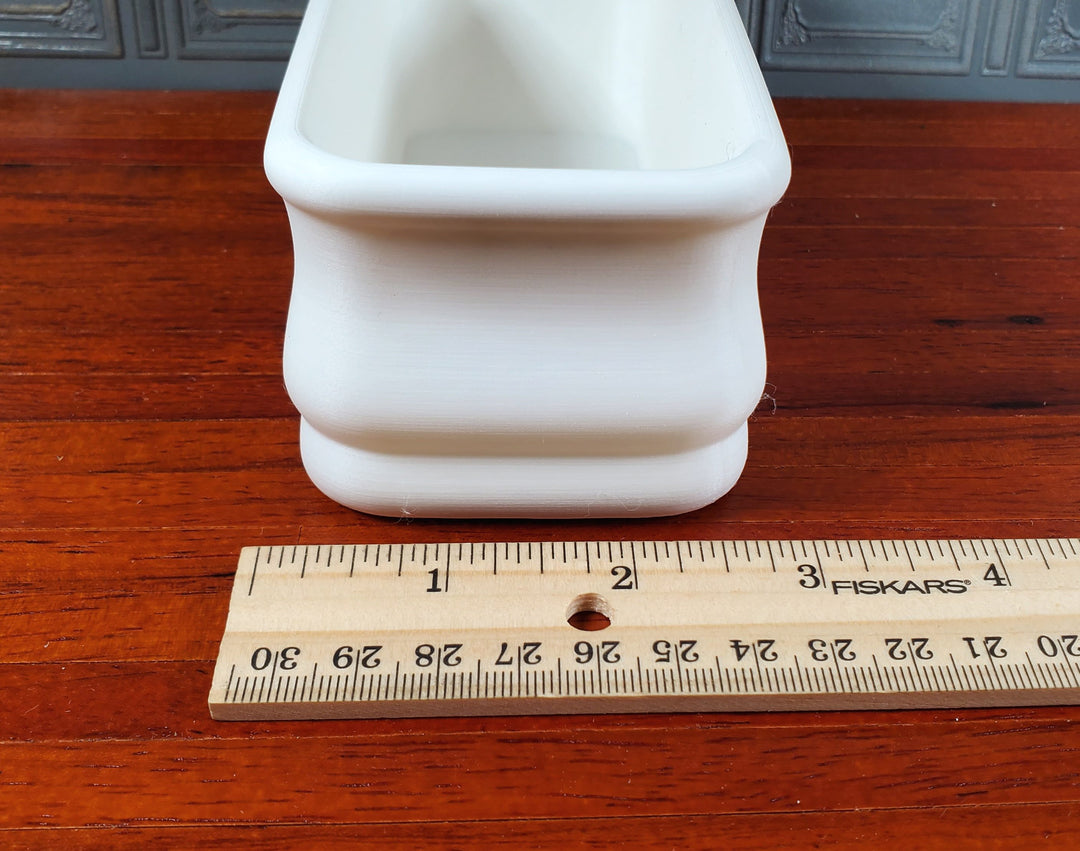 Dollhouse Bathtub Soaking Tub Large Victorian Style 1:12 Scale Miniature