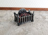 Dollhouse Coal Filled Fireplace Grate Fire Basket Non-Electric 1:12 Scale Miniature