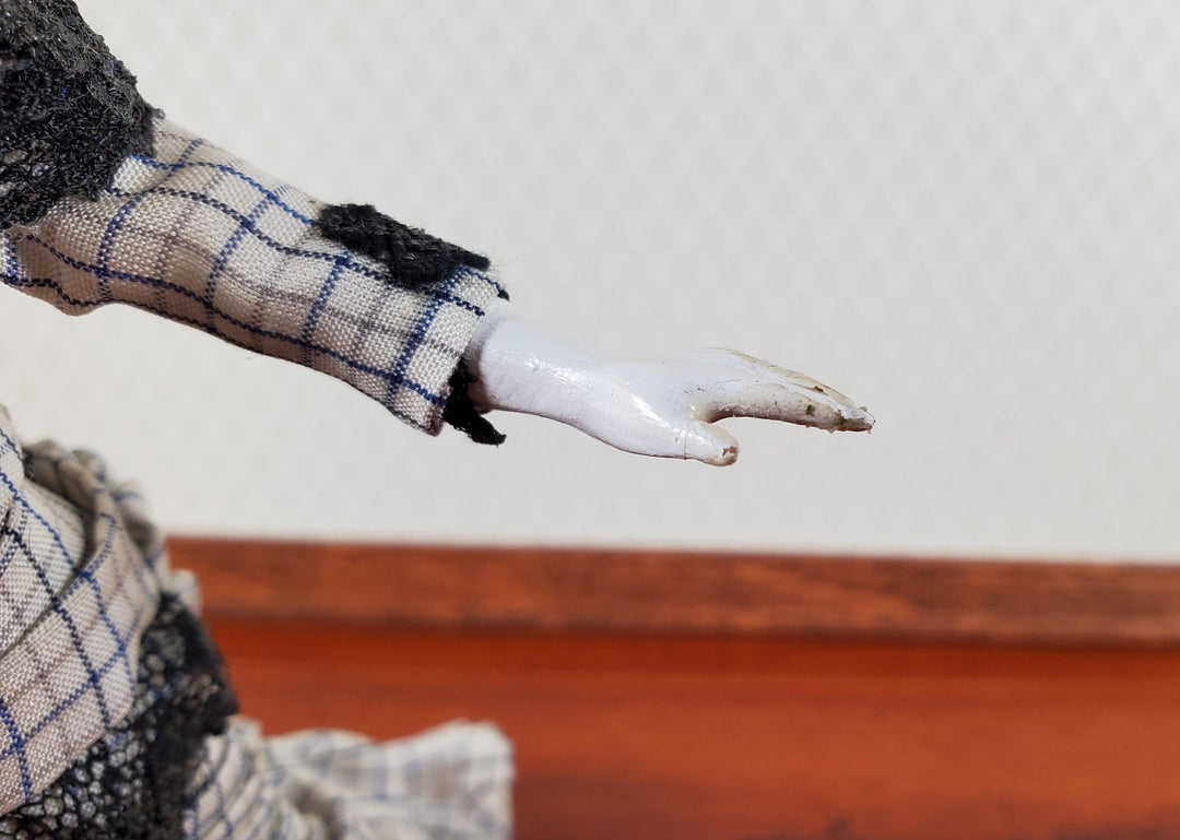 Artisan Dollhouse Doll Victorian Lady 1:12 Scale Vintage OOAK Porcelain - MiniatureCrush