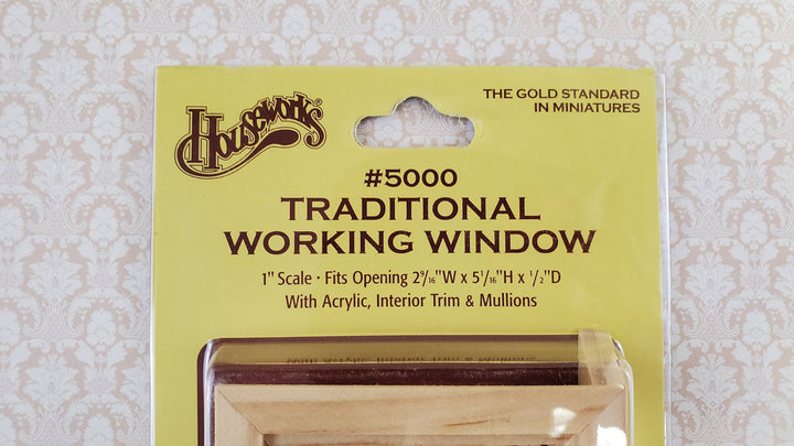 Dollhouse Miniature Window Traditional Working 1:12 Scale Houseworks #5000