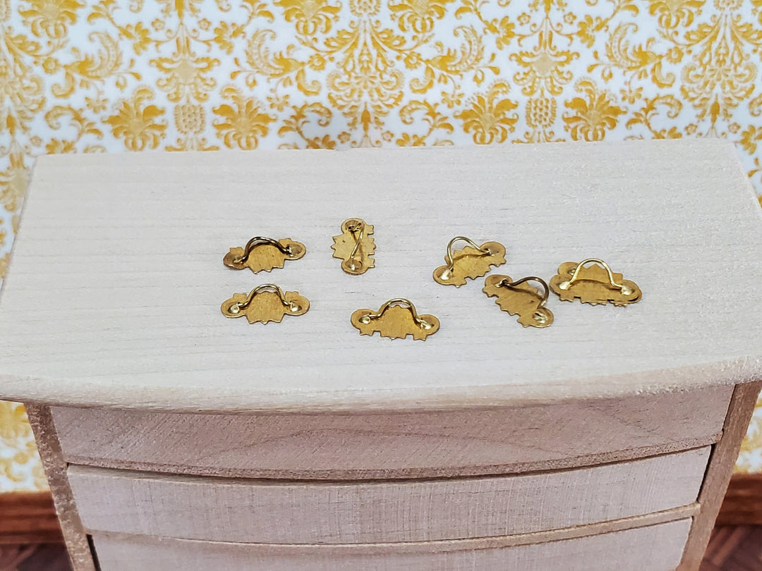 Dollhouse Dresser 4 Drawer Unpainted Wood 1:12 Scale Miniature Furniture