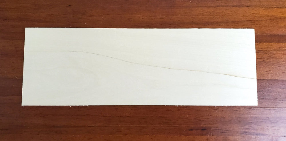 Basswood Sheet Plank 3/32" Thick x 4" Wide x 12" Long Kiln Dried Woodworking - Miniature Crush