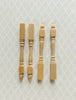 Dollhouse Miniature Spindles Table Legs Wood 4 Pieces 1:12 Scale 2 3/16