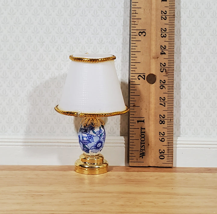 Dollhouse Table Lamp Battery Operated Light LARGE use in 1:12 or 1/6 Scale