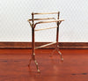 Dollhouse Towel Drying Rack Stand Gold Metal 1:12 Scale Miniatures Bathroom