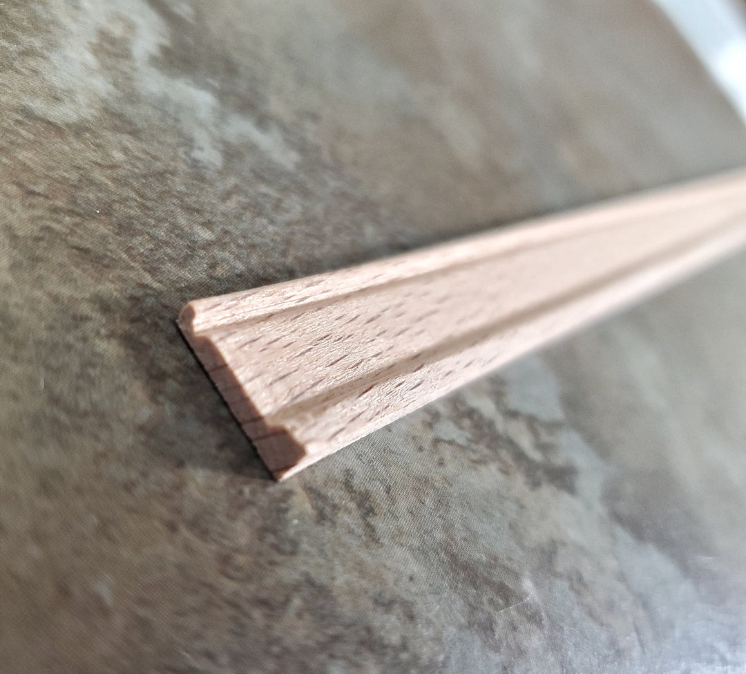 Dollhouse Miniatures Baseboard Trim Molding 1/2" wide x 18" long 1:12 Scale 70298