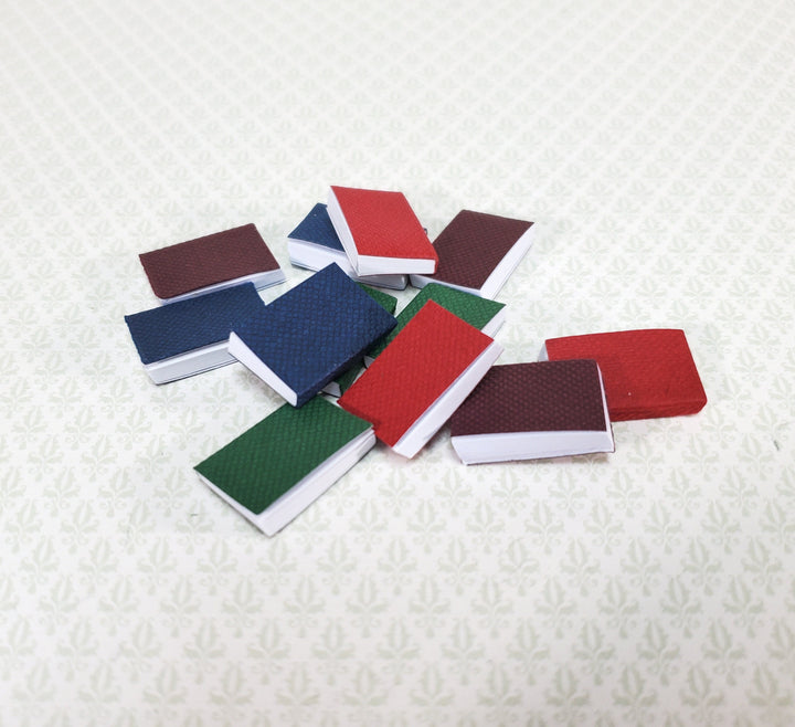 Small Dollhouse Books 12 Piece Book Set 3/4" tall 1:12 Scale Miniature