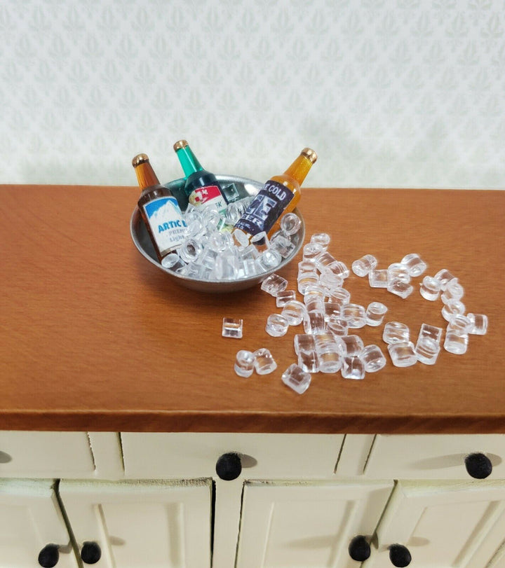 Dollhouse Bag of Ice Cubes Small 1:12 or 1/6 Scale Miniature Kitchen