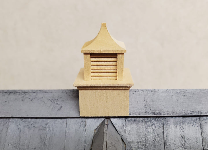 Dollhouse HALF SCALE Roof Cupola Wood Houseworks 1:24 - 45 Degree Pitch Roof