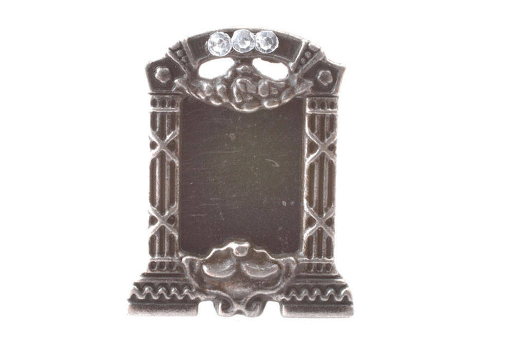 Dollhouse Fancy Photo Frame with Rhinestones Art Deco Style 1:12 Scale Miniature