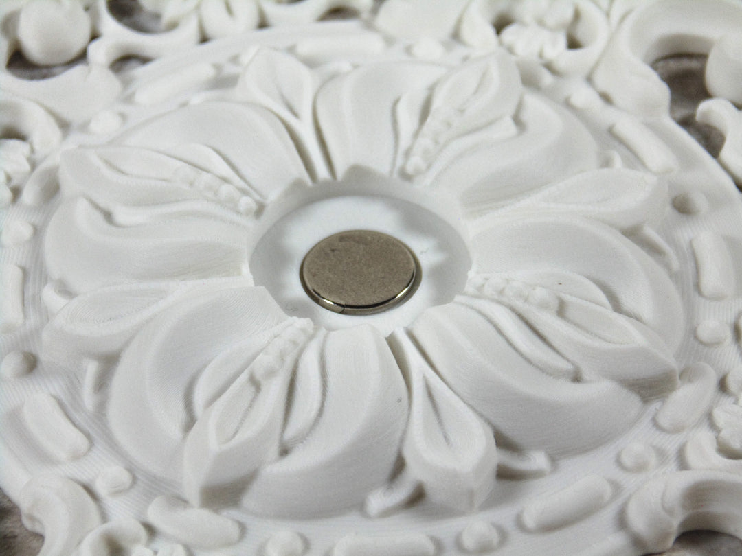 Dollhouse Ceiling Rose Medallion for Battery Lights 1:12 Scale Miniature MC177