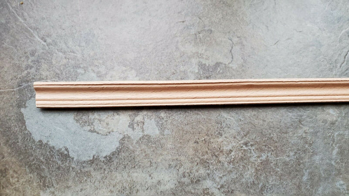 Dollhouse Miniatures Crown Molding Trim 5/16" wide x 18" long 1:12 Scale
