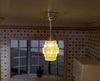 Dollhouse Chandelier Ceiling Light Art Deco Style Battery Operated 1:12 Scale