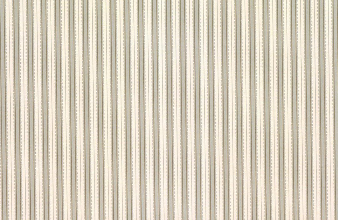 Dollhouse Wallpaper 3 Sheets Hazy Blue Scalloped Stripes 1:12 Miniature