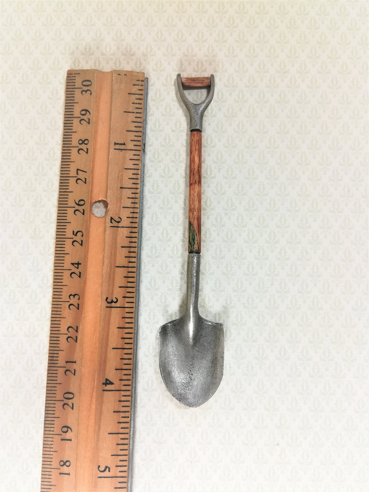 Dollhouse Miniature Long Shovel Sir Thomas Thumb 1:12 Scale Garden Tool