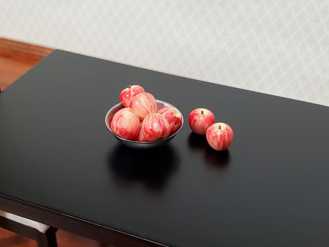 Dollhouse Red Apples Set of 10 1:12 Scale Miniatures Kitchen Food Groceries