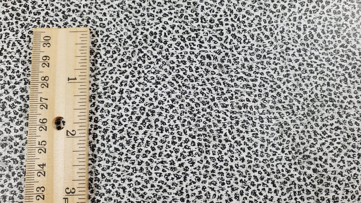 Dollhouse Animal Print Wallpaper 1 piece Black White Exotic 1:12 Scale Miniature - Miniature Crush