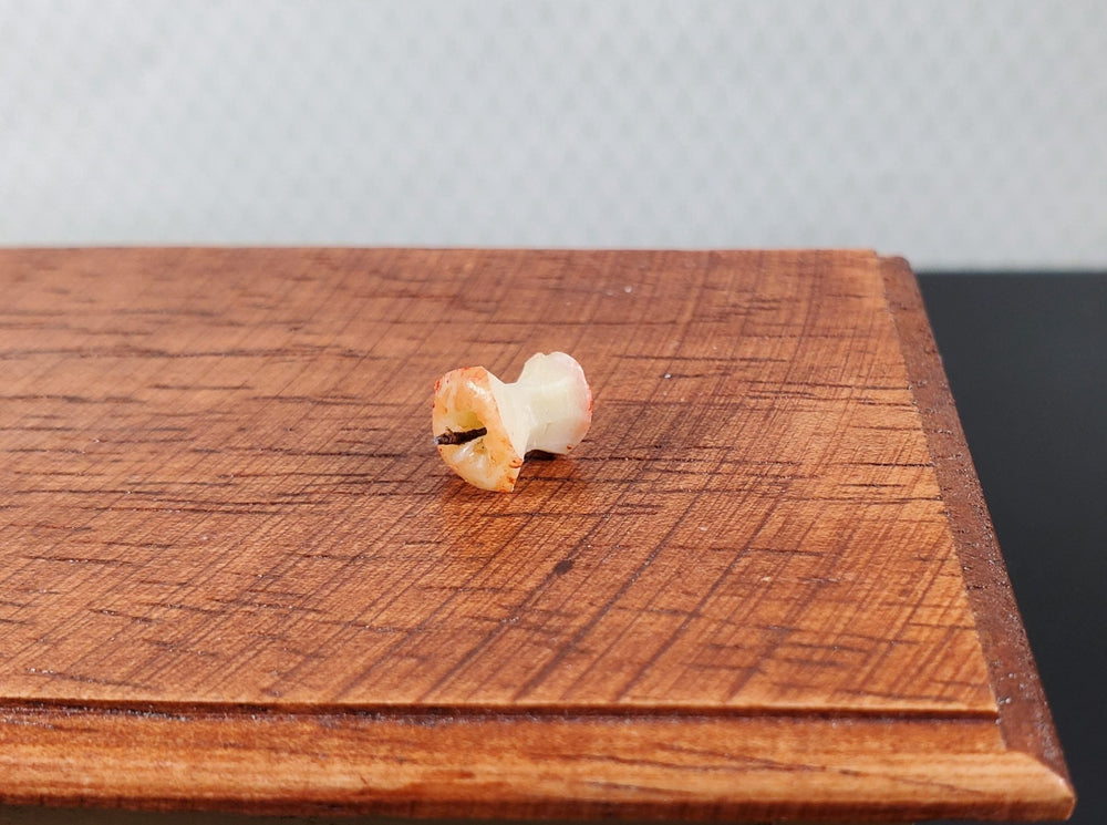 Dollhouse Apple Core Eaten Apple 1:12 Scale Miniature Food Handmade - MiniatureCrush
