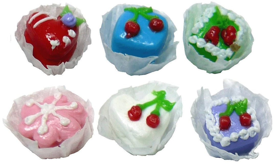 Dollhouse Assorted Candies in Wrappers Set of 6 1:12 Scale Miniature Food - MiniatureCrush