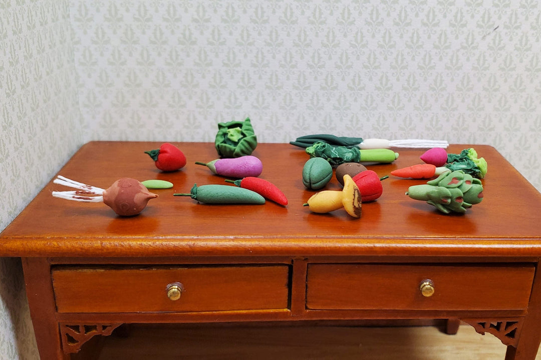 Dollhouse Assorted Fresh Vegetables 1:12 Scale Miniatures Celery Peppers Radish - MiniatureCrush