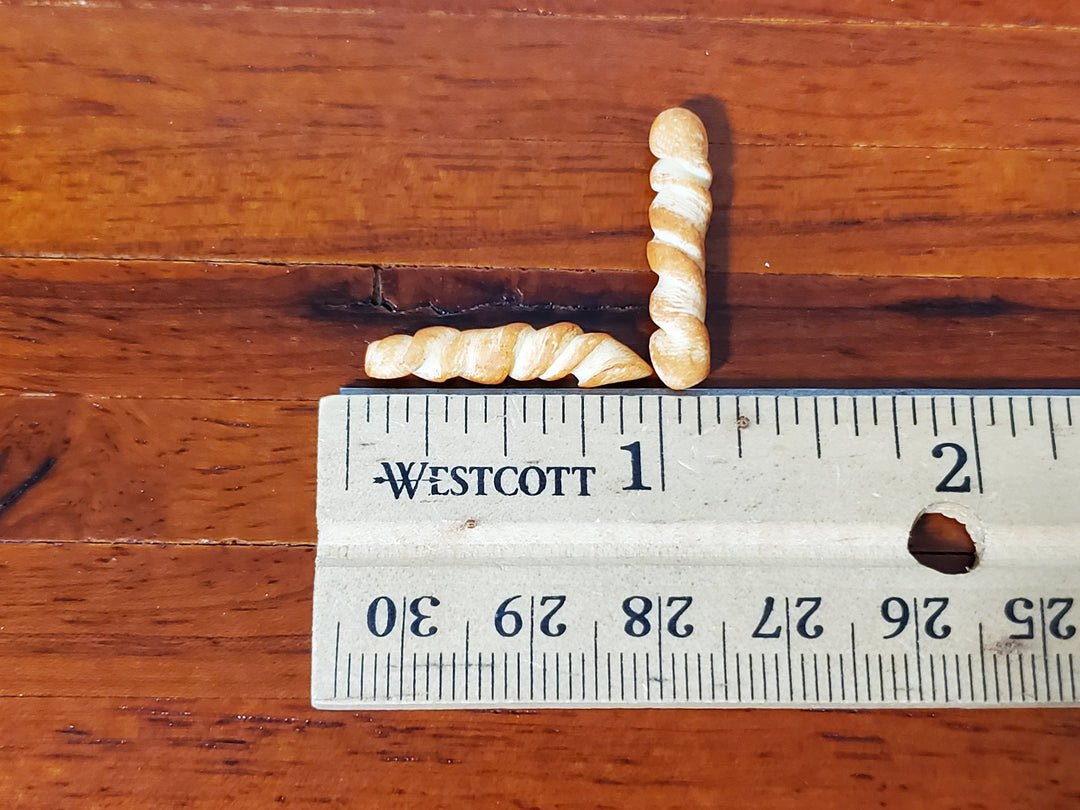Dollhouse Baguettes Long Bread Rolls 5 Loaves 1:12 Scale Food Kitchen Bakery - MiniatureCrush