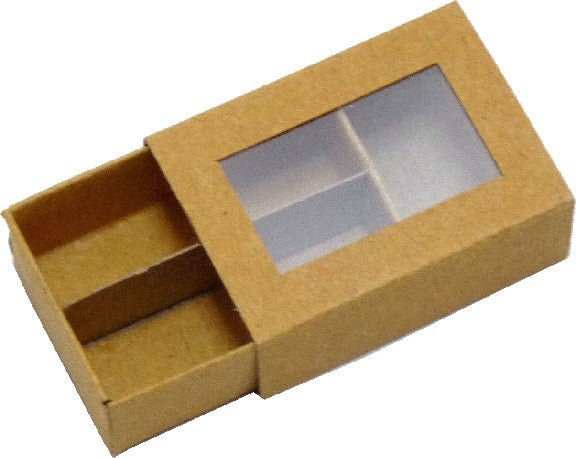 Dollhouse Bakery Box Brown Sliding 1:12 Scale Miniature Kitchen - MiniatureCrush