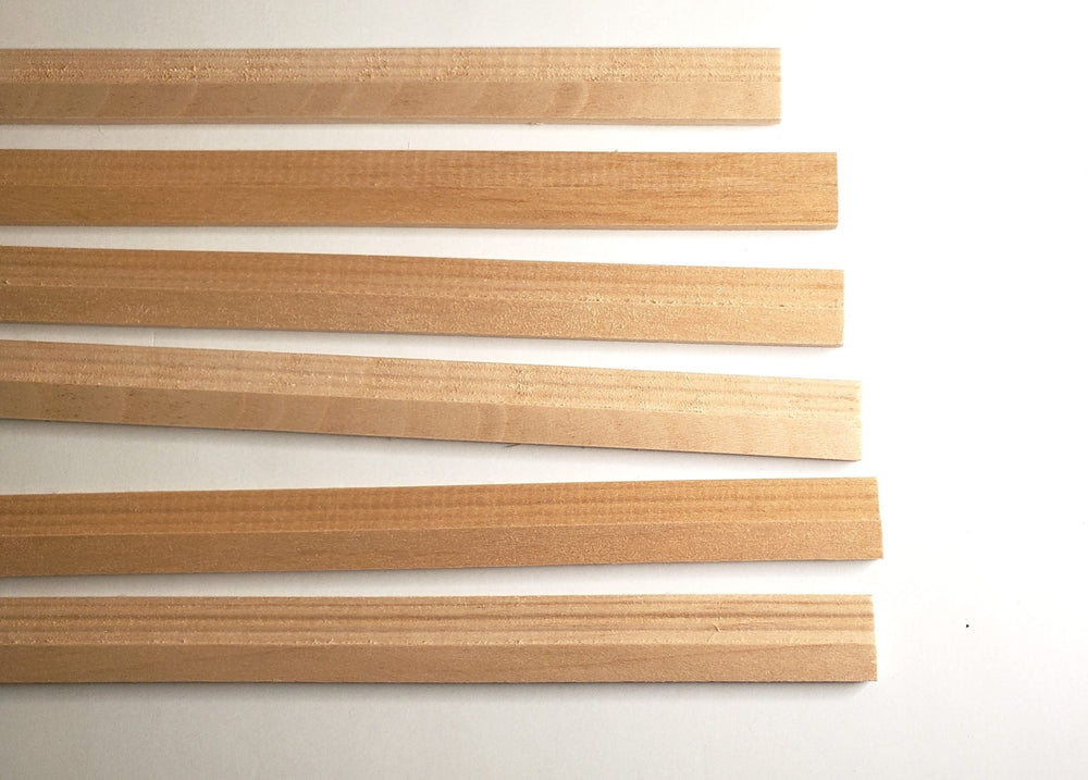 Dollhouse Baseboard Skirting Trim Molding 5/8" wide x 18" long 6 Pieces 1:12 Scale - Miniature Crush