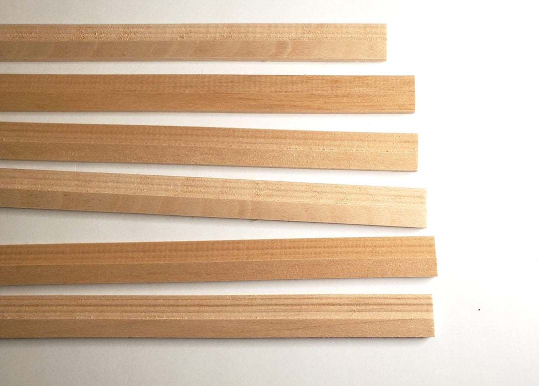 Dollhouse Baseboard Skirting Trim Molding 5/8" wide x 18" long 6 Pieces 1:12 Scale - Miniature Crush