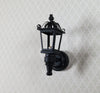 Dollhouse Battery Light Coach Lamp Black Metal Large 2