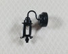 Dollhouse Battery Light Hamilton Coach Lamp Black Metal 1:12 Scale HW2308