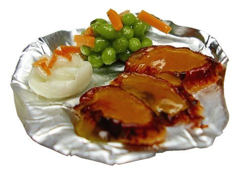 Dollhouse Beef Pot Roast with Mashed Potatoes 1:12 Scale Miniature Food Kitchen - MiniatureCrush