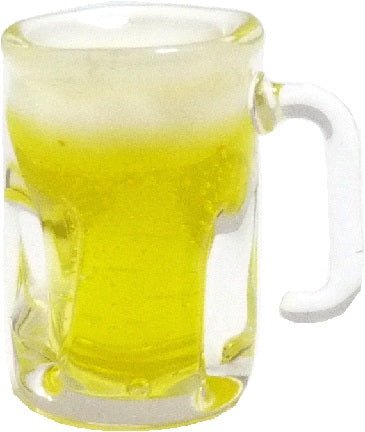Dollhouse Beer in a Large Mug 1:12 Scale Miniature Food Drink - MiniatureCrush