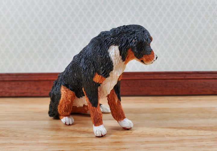 Dollhouse Bernese Mountain Dog Pet 1:12 Scale Miniature Animal - Miniature Crush