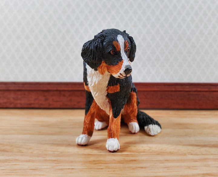 Dollhouse Bernese Mountain Dog Pet 1:12 Scale Miniature Animal - Miniature Crush